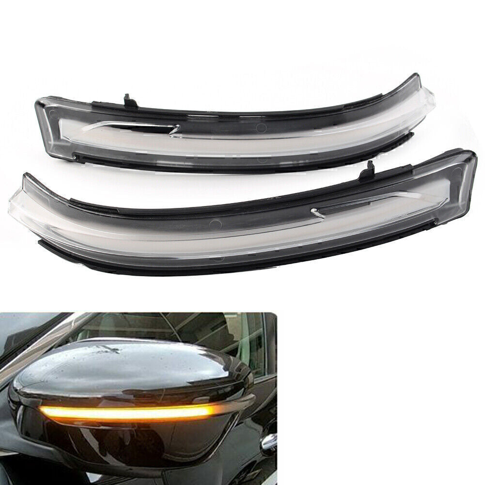for Nissan Murano Navara X-Trail Rogue LED Side Mirror Dynamic Turn Signal Light
