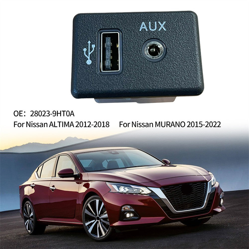 For 2012-2022 for Nissan Murano for Altima AUX Auxiliary USB Jack Port Audio 28023-9HT0A