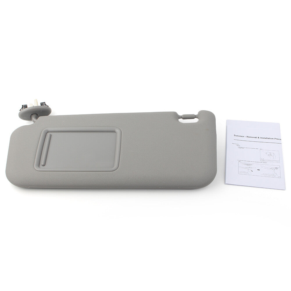 Gray Left Side Sun Visor for Toyota RAV4 2006-2012 74320-42501-B2