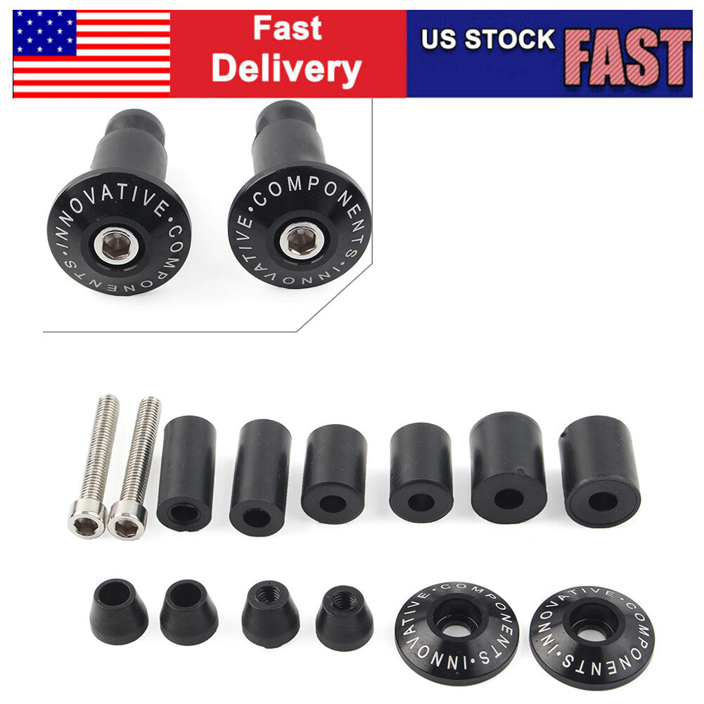 CNC 7/8 Handle Bar End Weights Handlebar Grips Cap Plugs Dirt bike Motorcycle