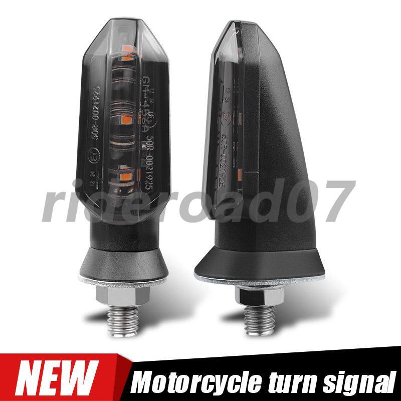 LED Motorcycle for Mini Turn Signal Indicators Light Lamp Amber Blinker Universal