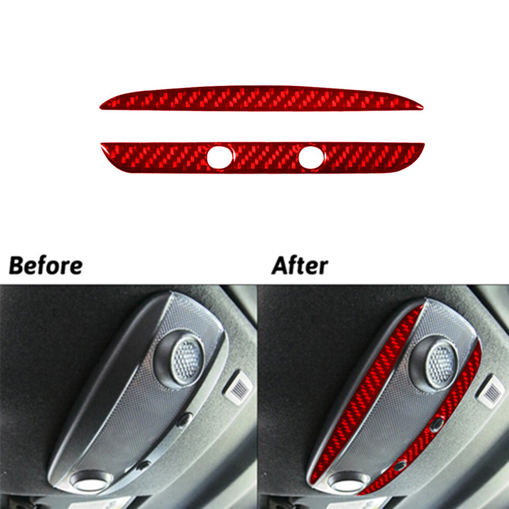 for Honda Accord 2013 - 2017 Carbon Fiber Center Console Gear Shift Plate Protective Cover 2X- v