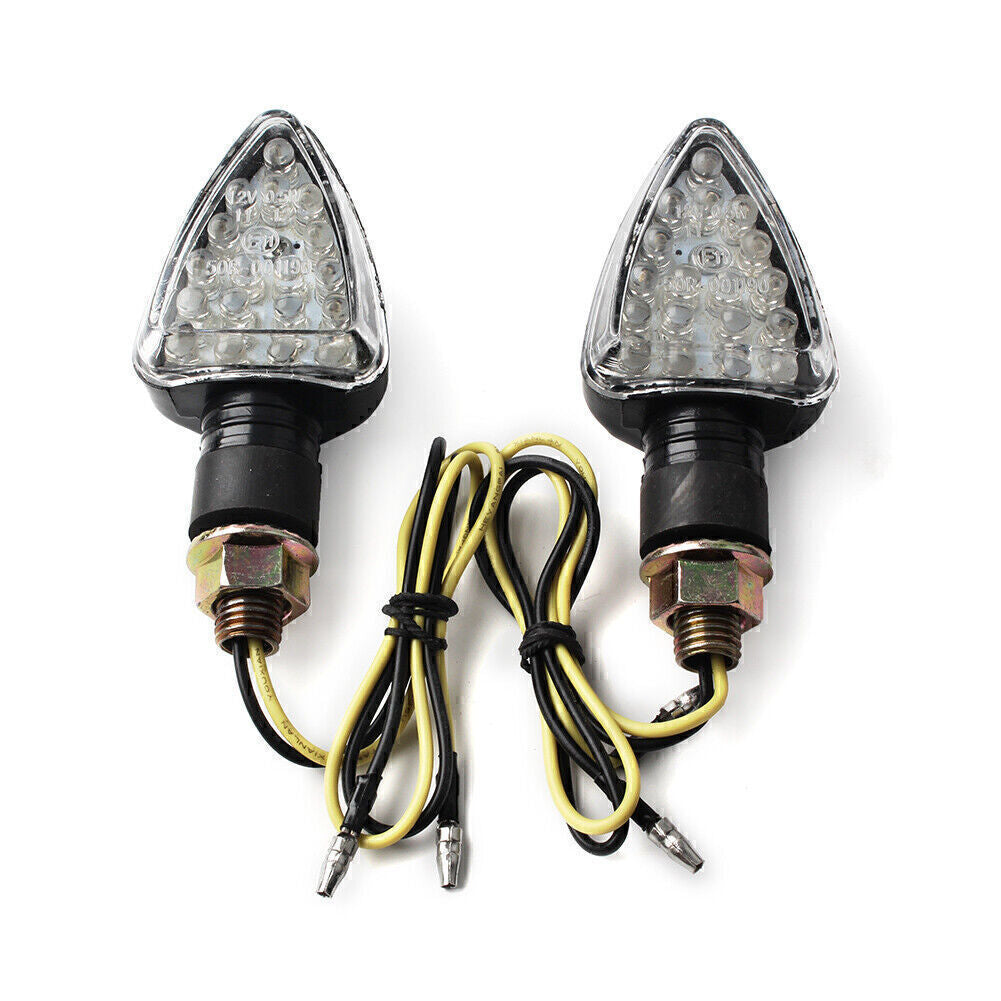 2x Universal Motorcycle 12V 18 S Turn Signal Light Indicator Blinker Lamp Q
