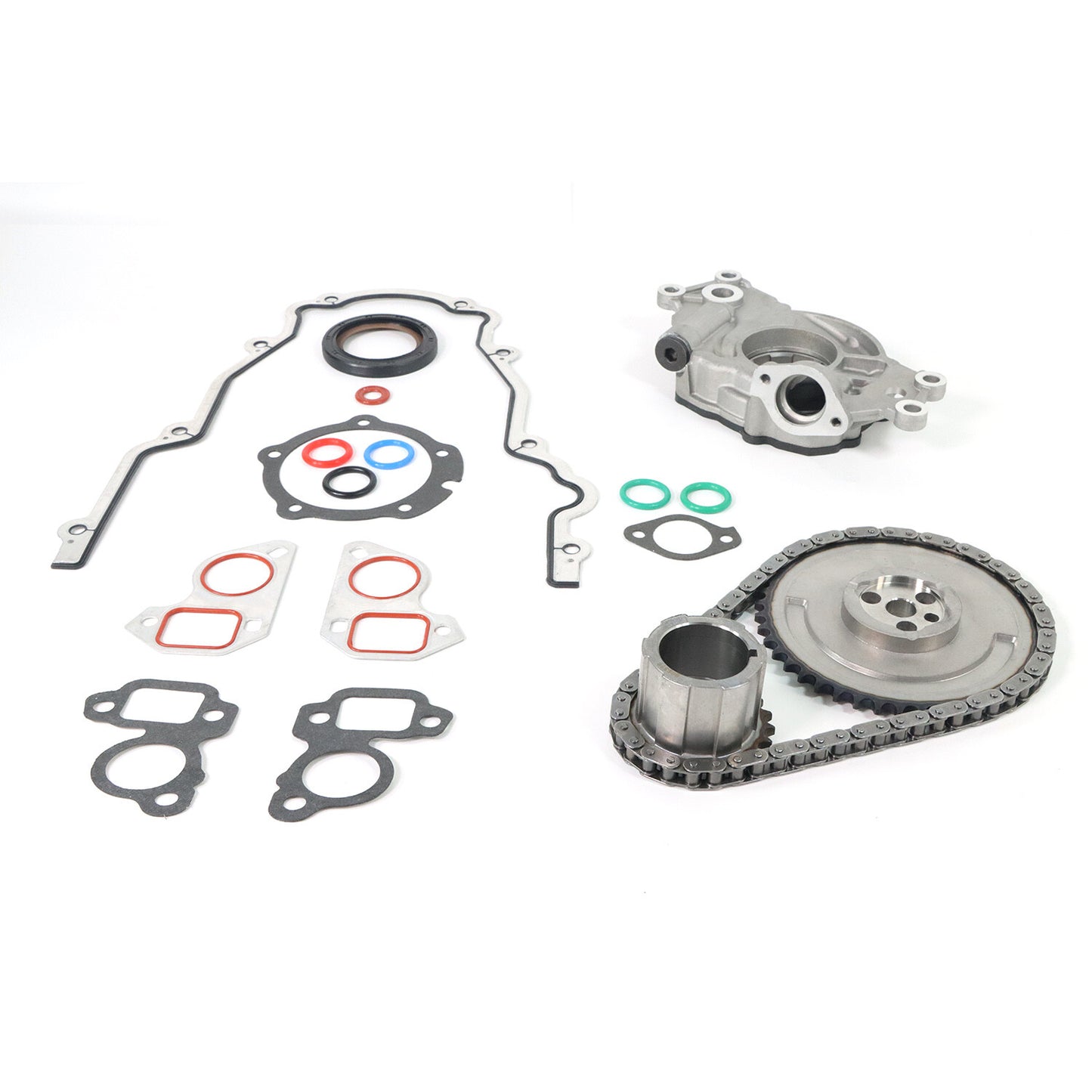 Oil Pump Gasket  Timing Chain Kit For 07-13 for Chevy GM LS1 LS3 LS2 LS6 4.8L 5.3L