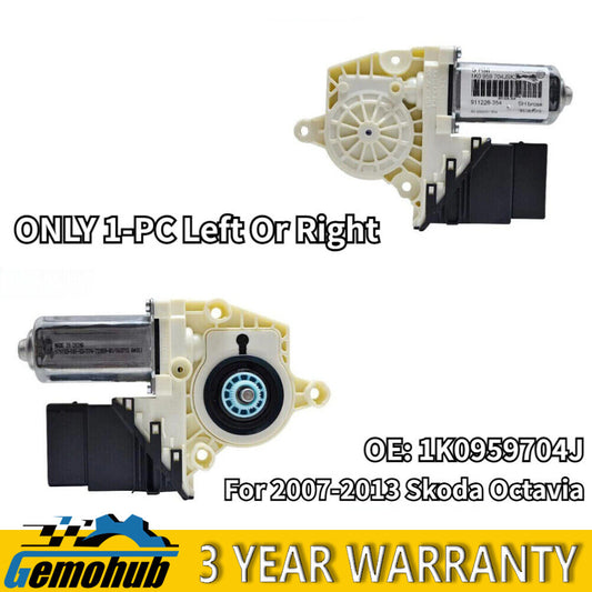 Rear Left Power Window Lifter Regulator Motor For 07-2013 for Skoda Octavia