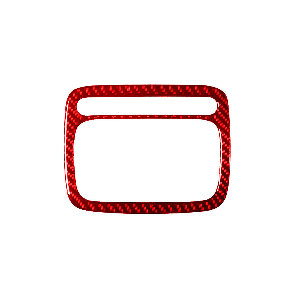 Red Carbon Fiber Window Switch Panel Cover Trim Type A for Mustang 2005-09 v