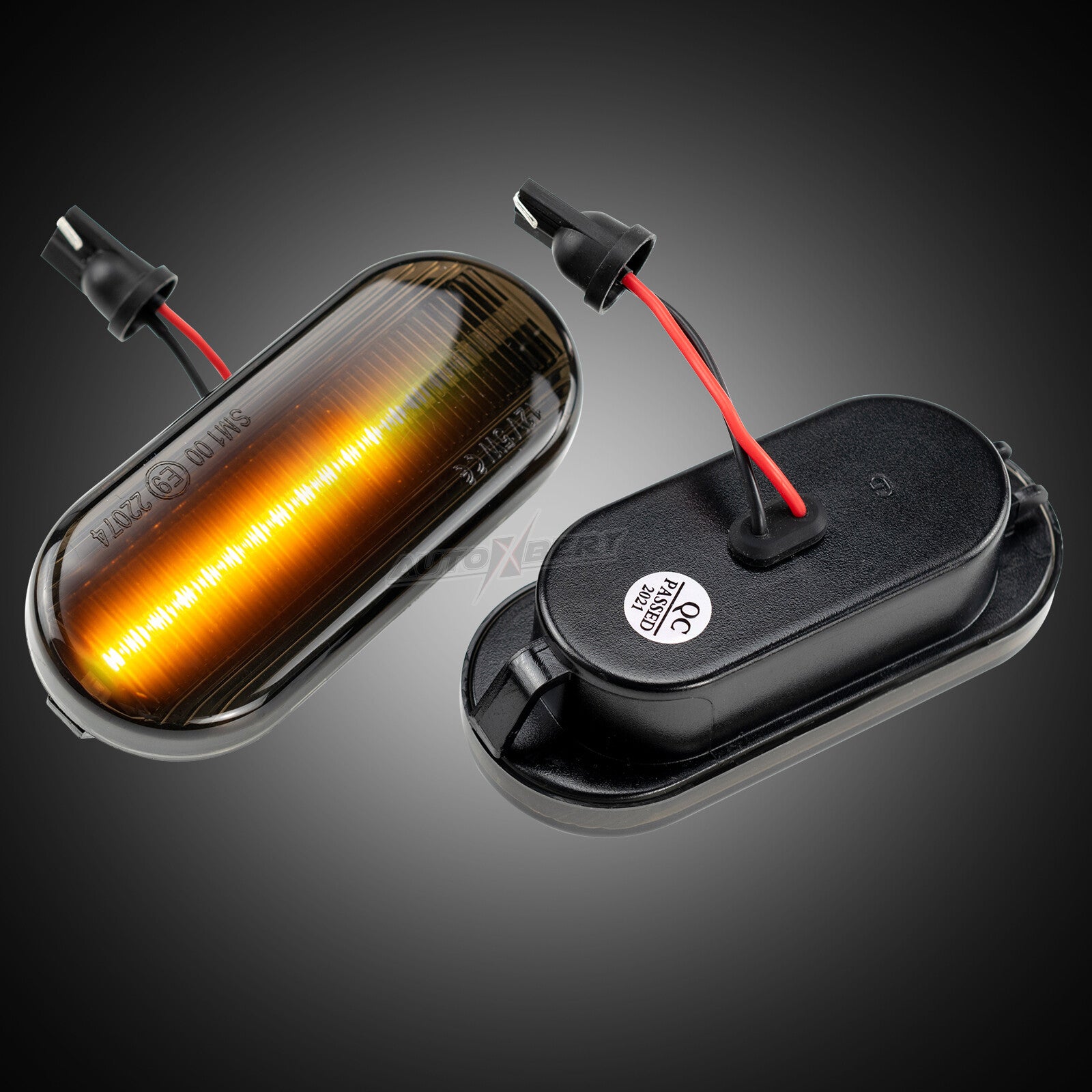 for VW T5 Dynamic Smoked Flowing LED Side Marker Signal Light Indicator Repeater