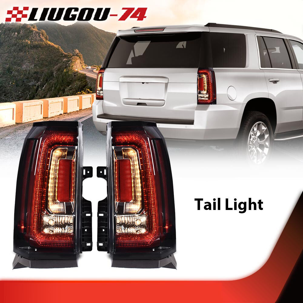 LED Tail Light Brake Light Left and Right Fits 2015 - 2020 for GMC for Yukon / for Yukon XL - v