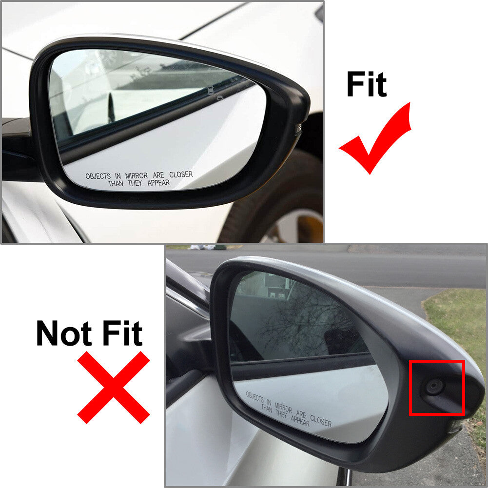 for Honda Accord 10th 2018-2022 Carbon Fiber Side Mirror Rain Eyebrow Cover Trim