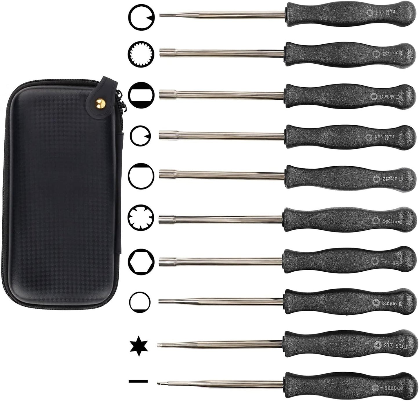 10 Pcs Carburetor Adjustment Tool Kit Screwdrivers for Common 2 Cycle Carb Tune