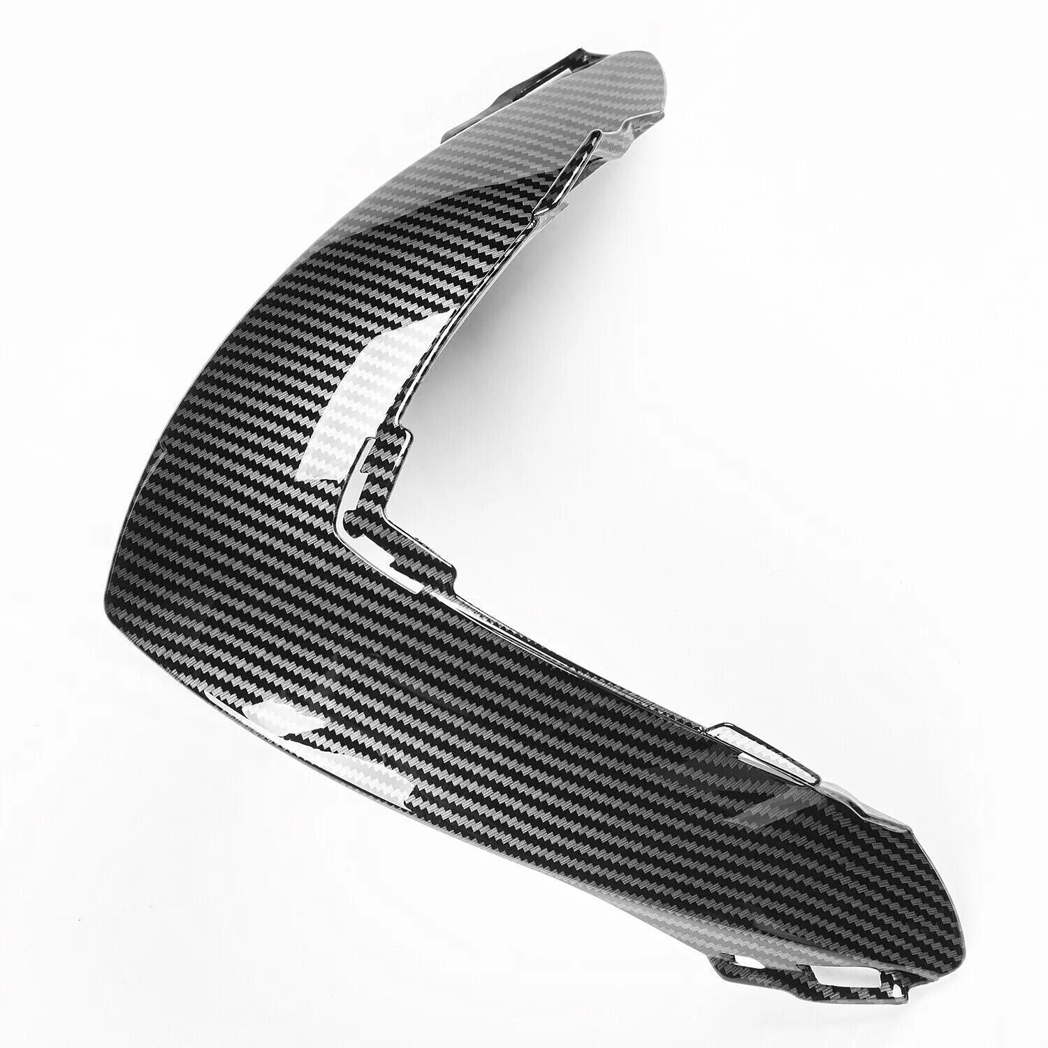 Carbon fiber front nose light panel fairing for Suzuki GSX-S and GSXS 1000 (15-20).