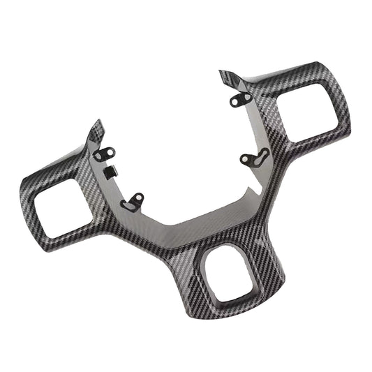 Carbon Fiber Look Steering Wheel Switch Bezel For 13-19 for Dodge for Ram 1500-5500 AT