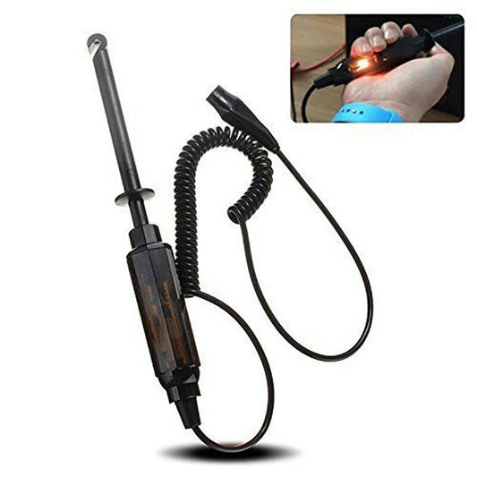 Car Wire Line Voltage Circuit Tester 6V/12V/24V DC Hook Probe Test Light Pencil