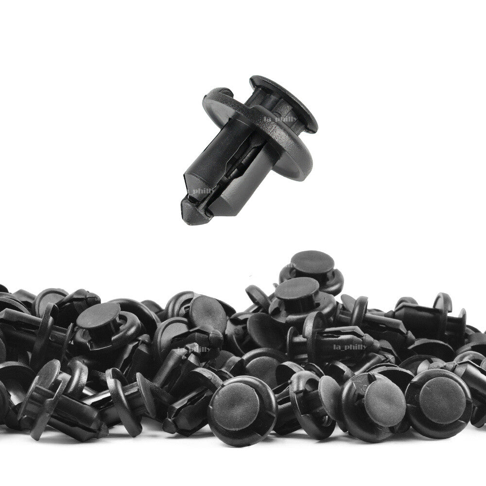 Set Of 25 Front Plastic Bumper Clips Fit for Honda / for Acura 91503-SZ3-003 Black