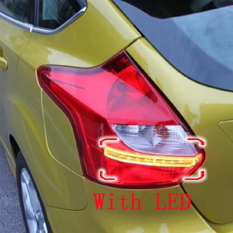 Left Tail Light Assembly for Ford Focus Hatchback 2012-2014 Wiith LED Rear Light