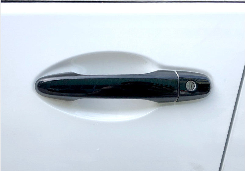 Silver/Black Central Console Gear Shift Knob Trim For Highlander 2020-22 v