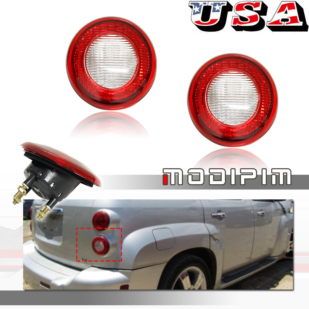 Red and Clear Lens Rear Reverse Backup Light Housing Kit for 2006 - 2011 for HHR- v