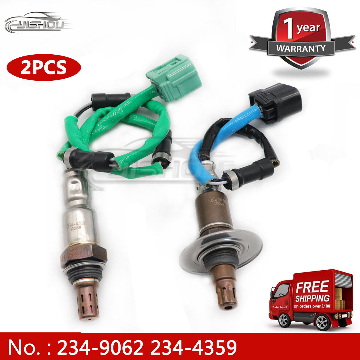 Two upstream and downstream air-fuel ratio O2 sensors are suitable for 2007-2009 for Honda CRV 2.4L L4