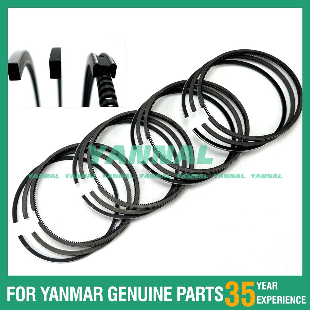 4-piece set of 88mm piston rings for FAWDE KD488D engine parts -