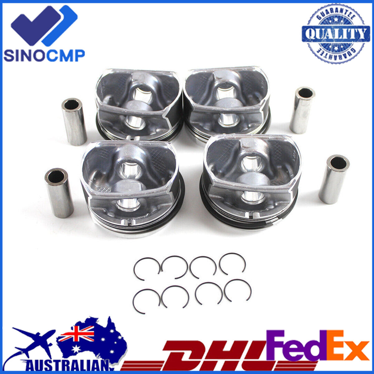 4Pcs Piston Rings Set 11257601181 For 2010-2016 for MINI Cooper Countryman Paceman