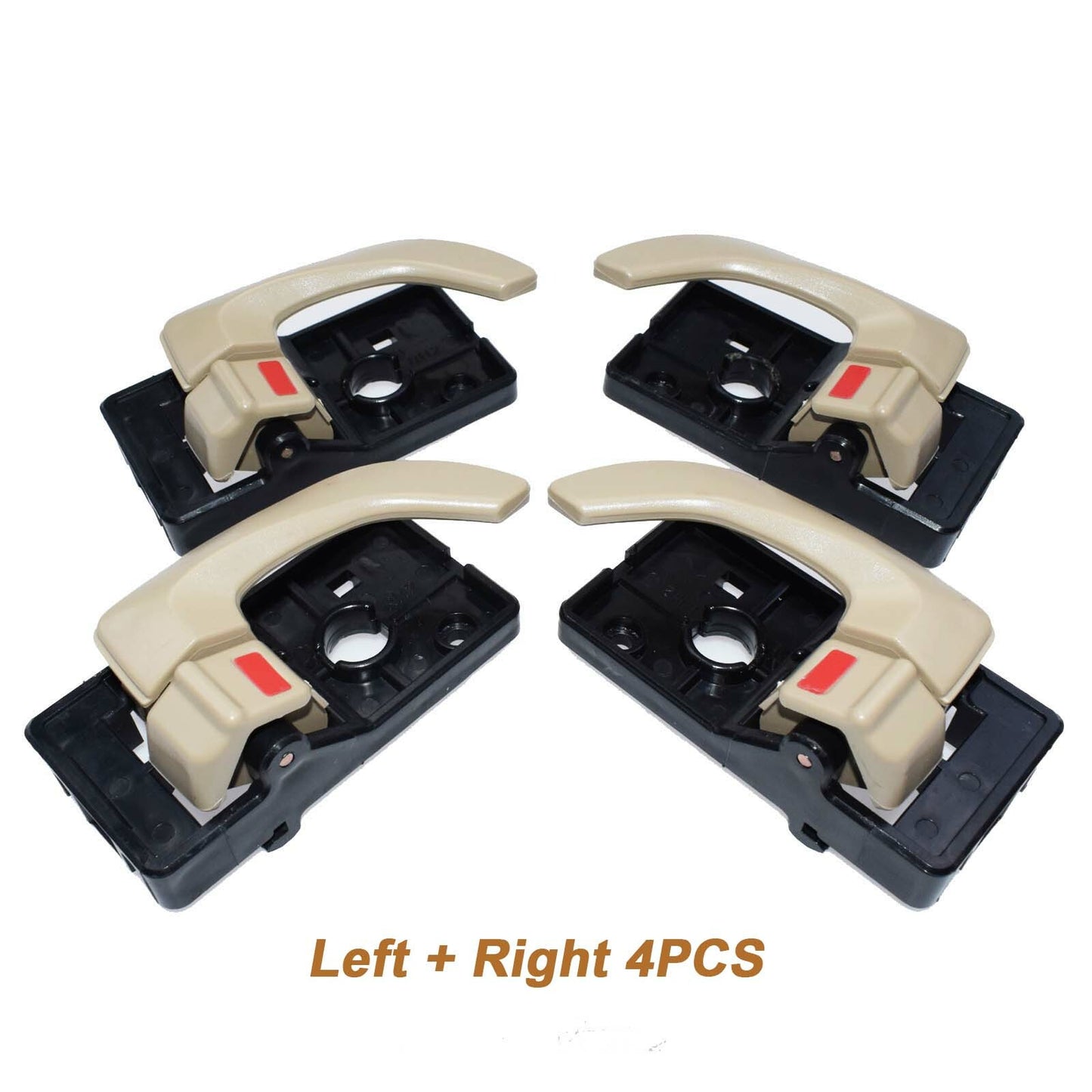 4-Pack Beige LH Right-Hand Inner Door Handles for 2005-09 for Hyundai for Tucson 826102E000 n