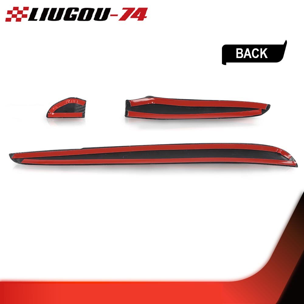 Center Control Dashboard Cover Trim Bezel fit for 11+ for Chrysler 300 Carbon Fiber Style - v