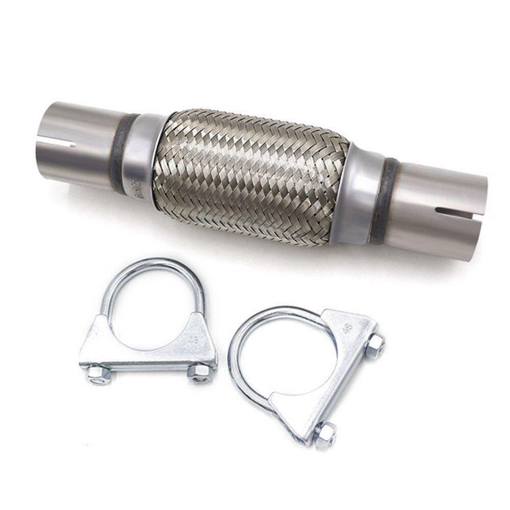 1.845mm Stainless Steel Auto Exhaust Flex Pipe Double Braided Part Kit Q