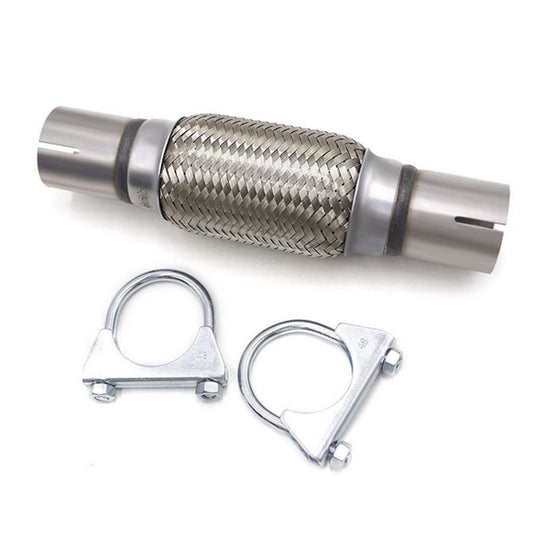 1.845mm Stainless Steel Auto Exhaust Flex Pipe Double Braided Part Kit Q