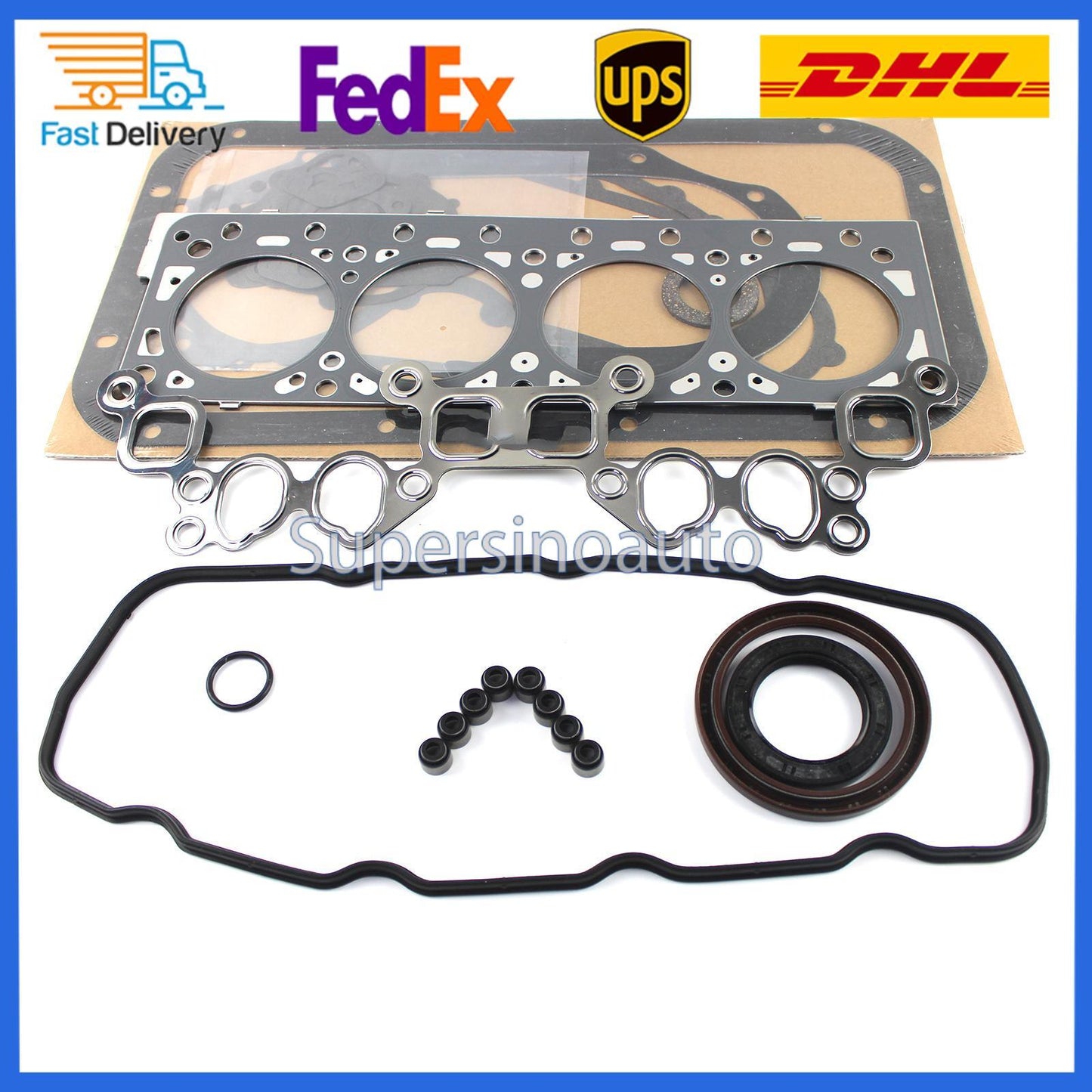 K21 K25 Engine Overhaul Gasket Kit For Forklift 10101 for Nissan LPG TCM CAT