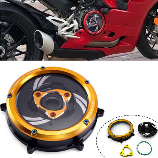CNC transparent clutch protective cover suitable for DUCATI PANIGALE V4 Speciale 2018-2021 2019 2020- n