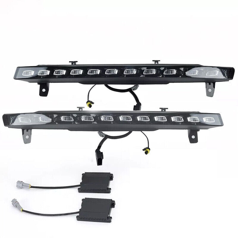 LED DRL daytime running lights and turn signals for Audi Q7 2010-2015