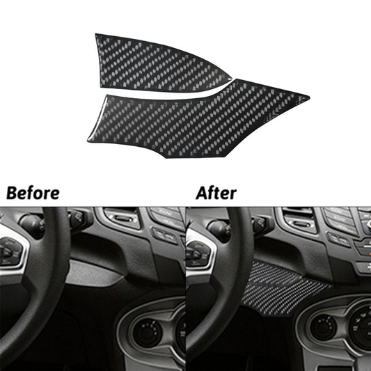 Carbon Fiber Digital Climate Cover Trim For Silverado/tahoe/ for sierra 2007-2014 v