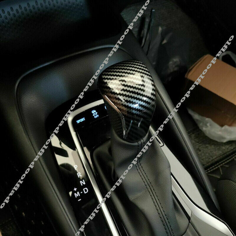 for Toyota for Corolla for Camry for Avalon 2018-2022 Carbon Fiber Gear Shift Knob Shifter
