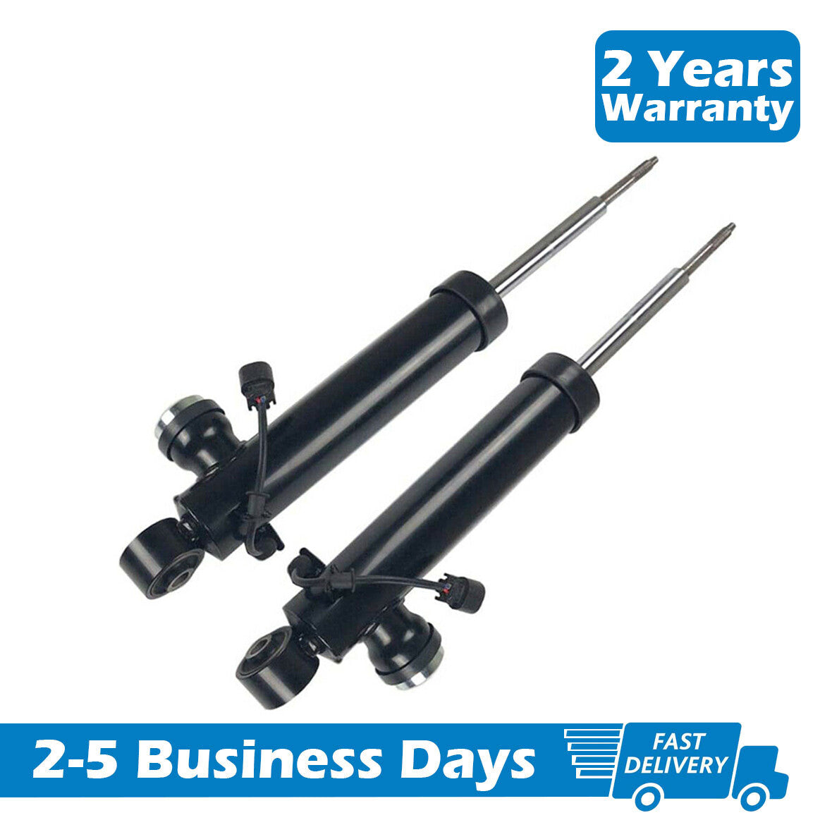 A pair of Absobers electric left rear shock absorbers for the all-new for Cadillac SRX (2010-2016).
