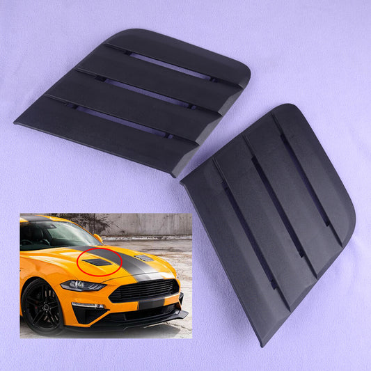 Bonnet Hood Air Vent Grille Cover Heat Extractors Fit for 2018-19  for ford  for Mustang Q