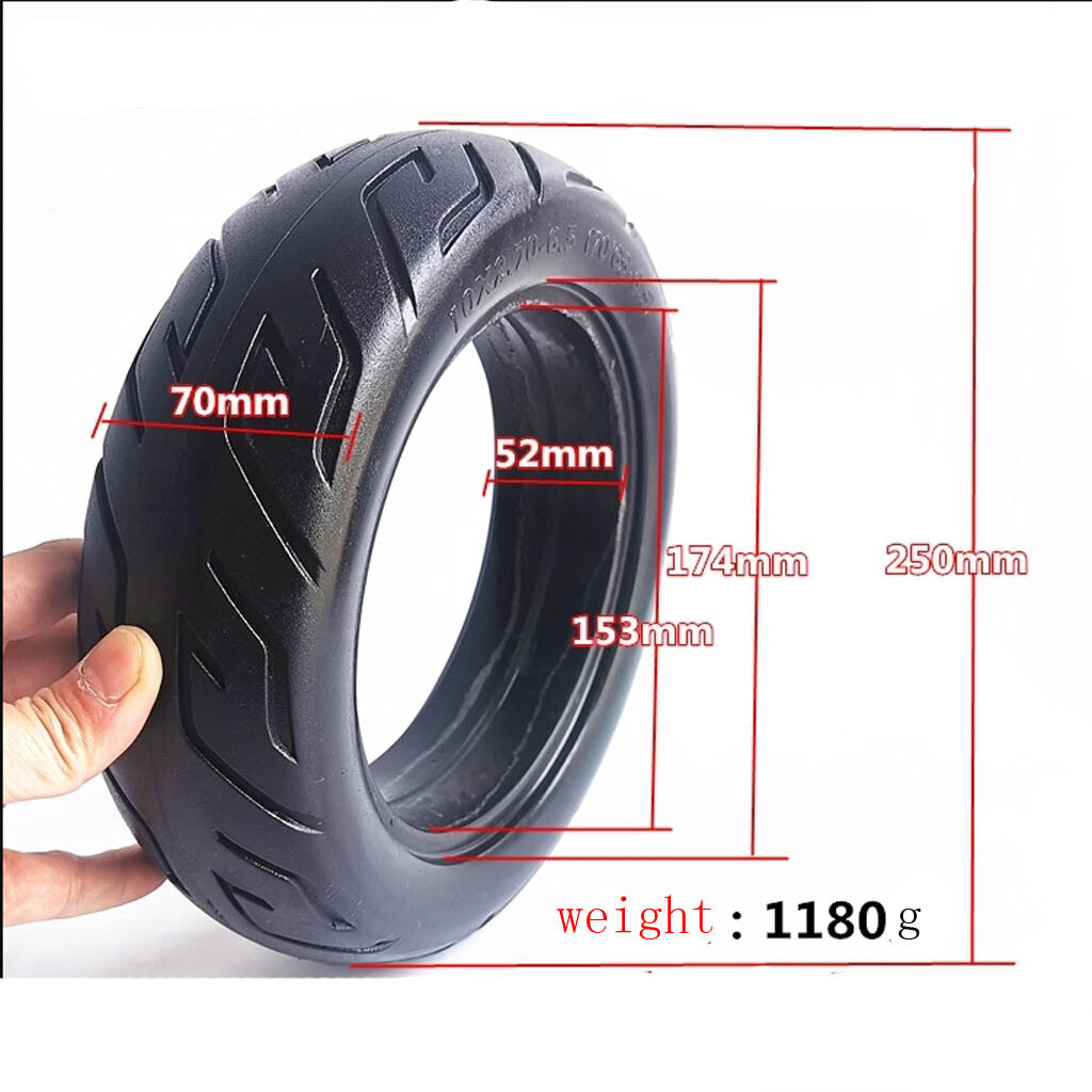 70/65-6.5 Solid Tyre for Mini Balance Scooter 10x2.70-6.5 Explosion-proof Tubeless