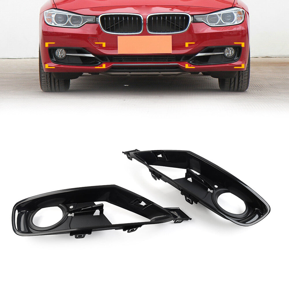 Front Bumper Fog Light Lamp Grille for BMW F30 F31 F35 F80 Sport Line 2012-2019