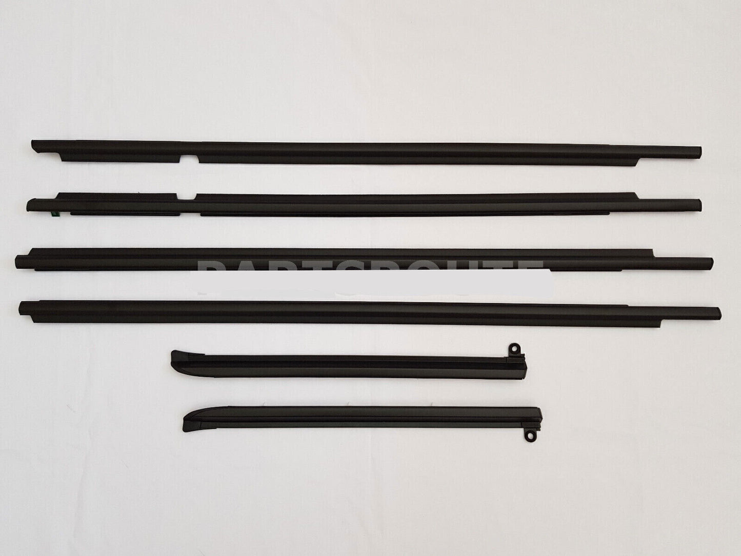for Lexus GX470 Prado 03-09 Black Quarter  Door Belt Moulding Weatherstrip Set