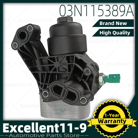 #03N115389P Oil filter housing with radiator and gasket for Crafter transport vehicles - n