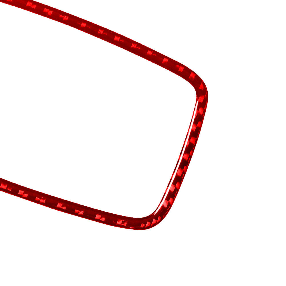 Red Carbon Fiber Side Air Vent Cover Trim For W211 2003-2009 v