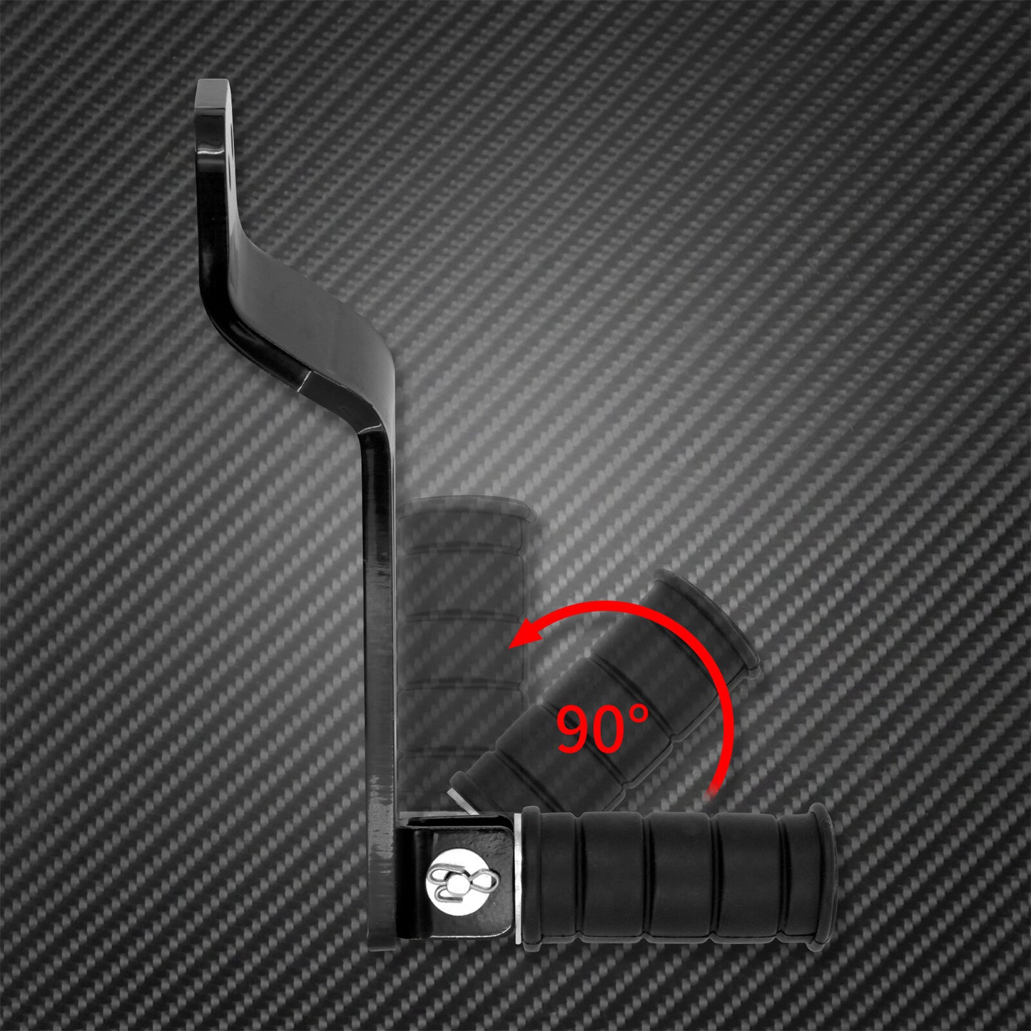 Black Rear Passenger Foot Peg Bracket Fit for Yamaha Bolt XV950 XVS950 2014-2017