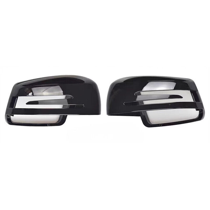 Pair Rearview Mirror Shell Cover Cap Replacement for Mercedes-Benz A/C/E/S Class