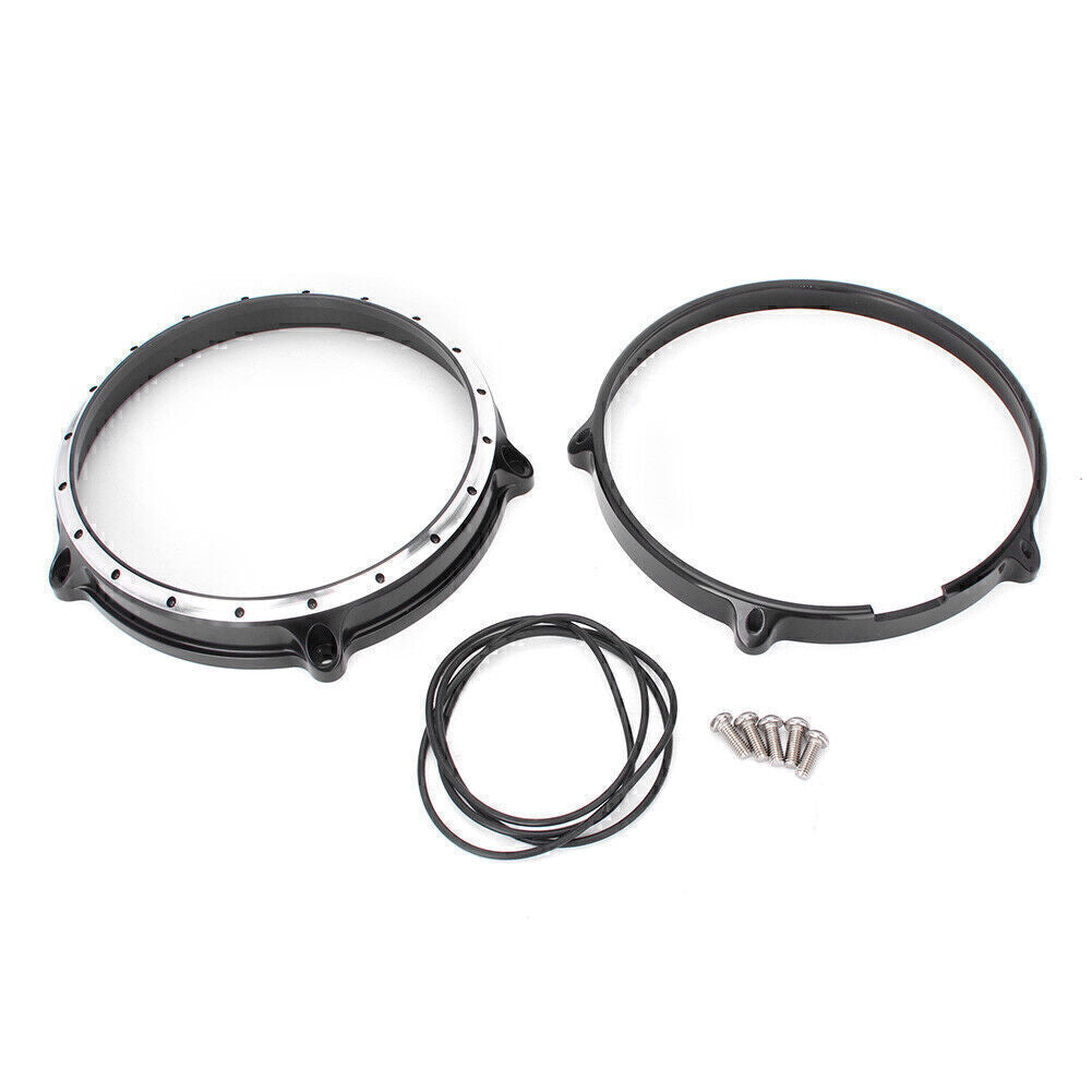 2xCNC Front Brake Line Hose Clamp Guide Blue Fit for Honda CR80R CR85R CR125R CR250R Q