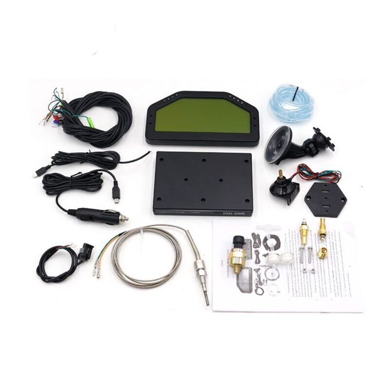 Car Dashboard Race Display Bluetooth Sensor Kit LCD Screen Rally Gauge Universal Q