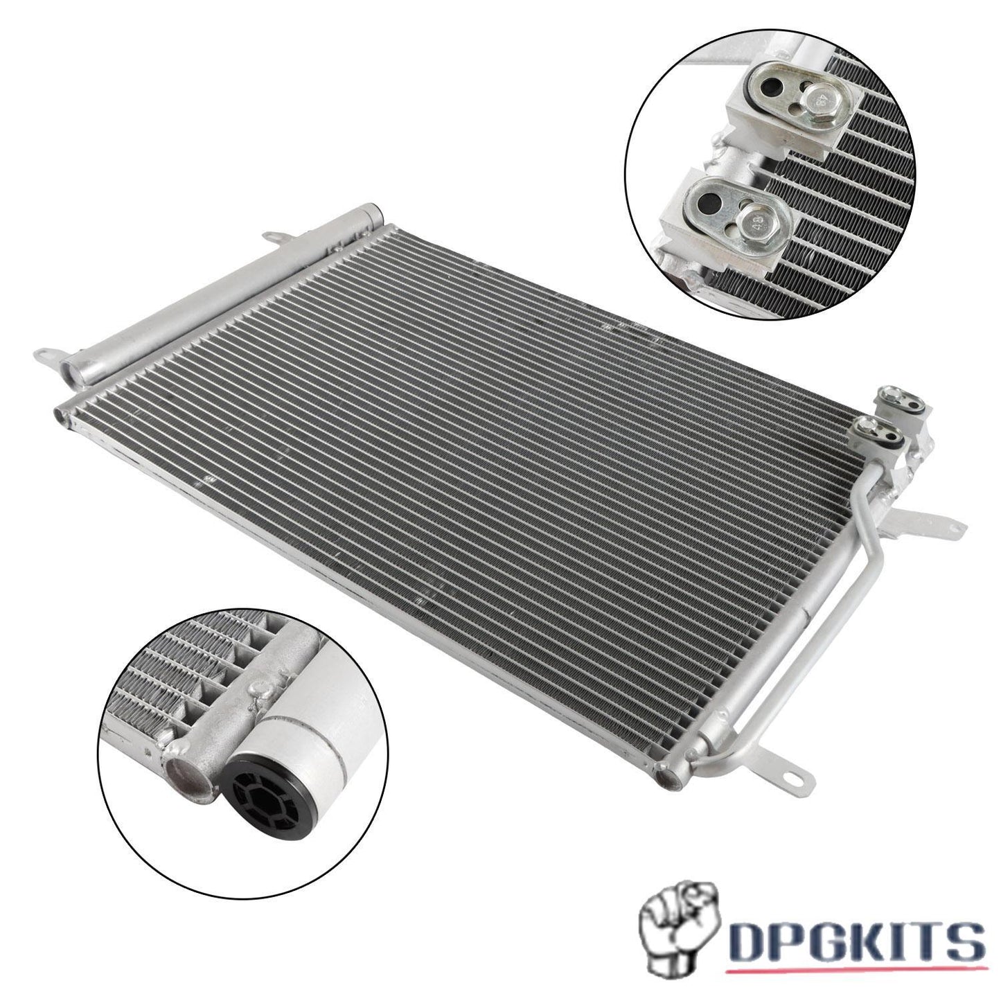 AC Condenser for Volkswagen 2012-2019 Beetle 2010-2018 for Jetta VW3030132 Aluminum