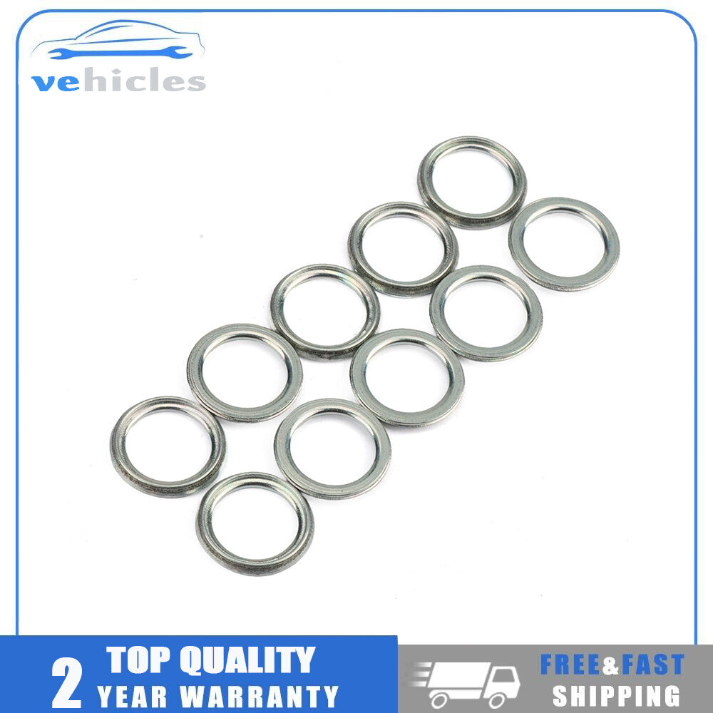 10-Piece Pack of Oil Drain Plug Washers for Toyota 4Runner Celica 35178-30010