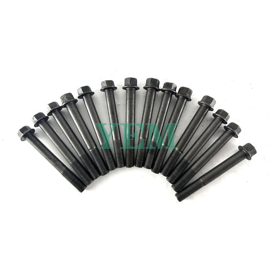 1 Set Engine Head Bolt 14pcs For Yanmar 3TNM72 Engine 3TNM72 Cylinder Head Bolt