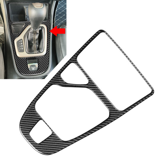 Carbon Fiber Gear Shift Panel Cover Trim for Jeep Cherokee 2014-2018 14 Q