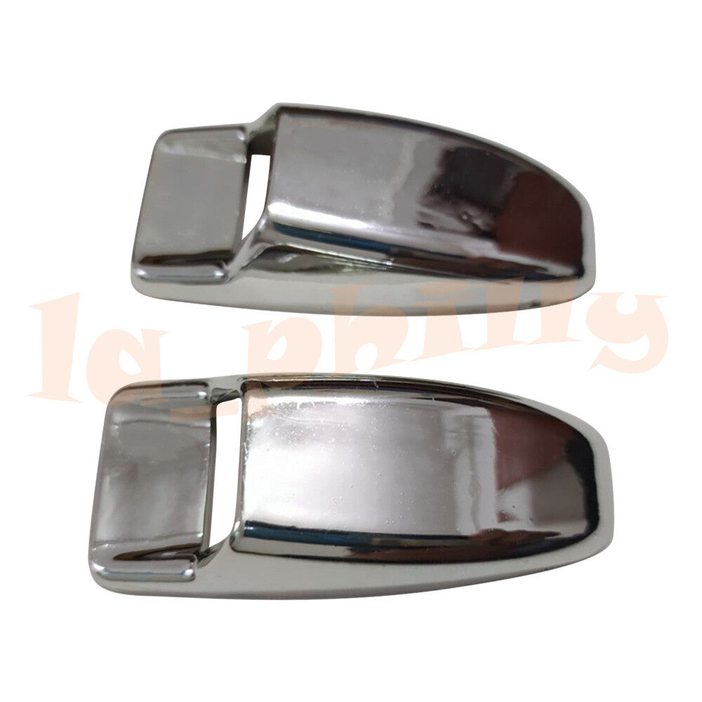 2Pcs Front Side Screen Windscreen Wiper Washer Jet Covers Spray Nozzle Bonnet