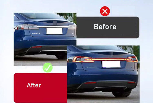 Black Rear Door Trunk Moveable LED Light fits for Model S 2014-2023 n